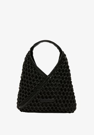 Sisley, ORANGE SMALL ASYMMETRIC BAG - Handbag - black
