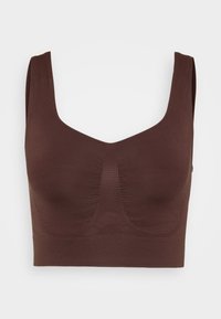 NEARLY NAKED MIDI BRA - Shapewear - bossed up brown