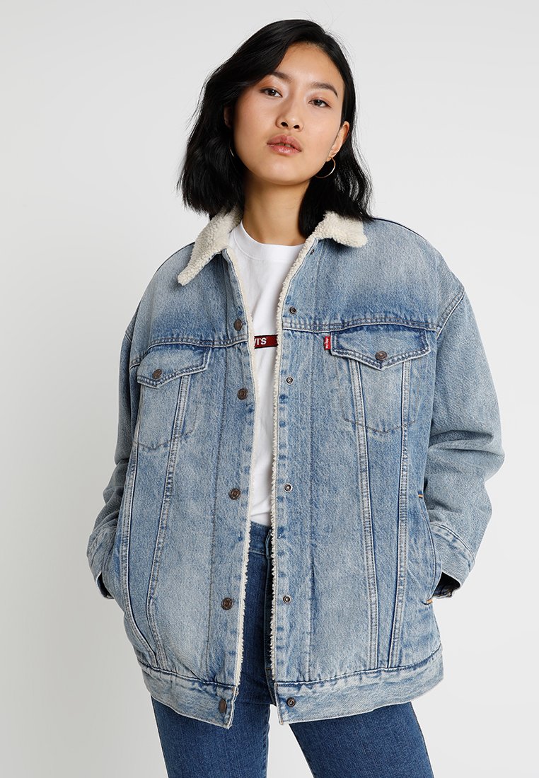 levi's baggy sherpa jacket