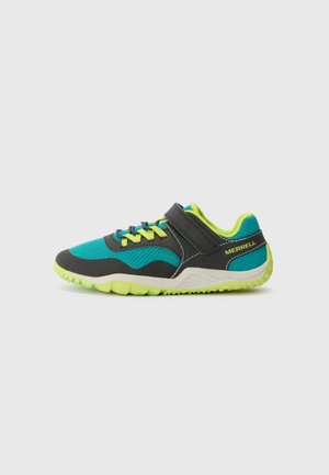 TRAIL GLOVE - Chaussures de running - blk/teal/lime