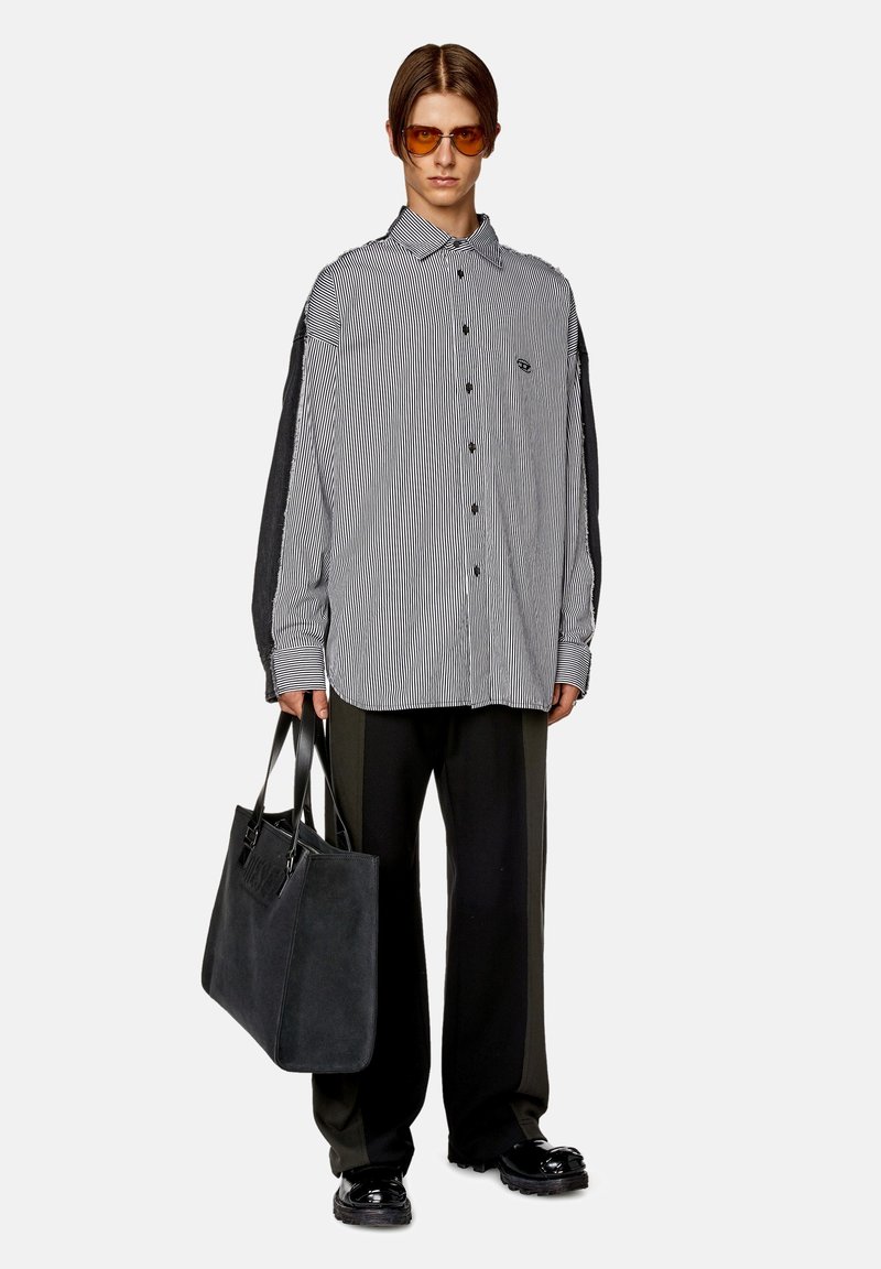 Diesel Overhemd zwart denim/blackdenim