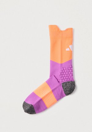 RUNXBOOST SOCK UNISEX - Športové ponožky - purple burst/lucid orange/white