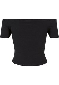 Urban Classics OFF SHOULDER  TEE 2-PACK - Paprasti marškinėliai - black/white