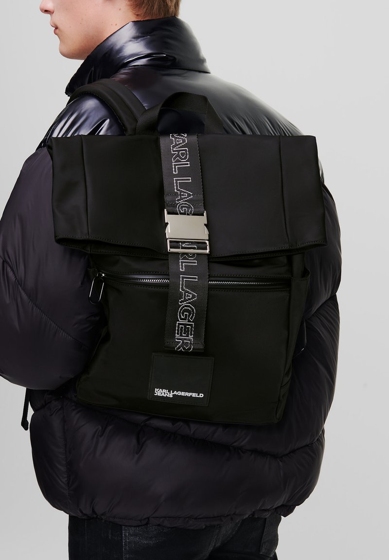 Karl Lagerfeld Jeans ESSENTIAL ROLL Rucksack black Zalando.ie