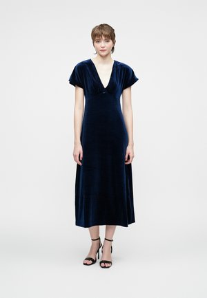 VIVELFY V NECK DRESS - Vestido de cocktail / Vestido de festa - navy blazer
