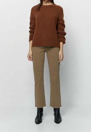 Straight leg jeans - ochre