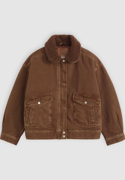 SHERPA BOMBER - Veste en jean - lariat luck