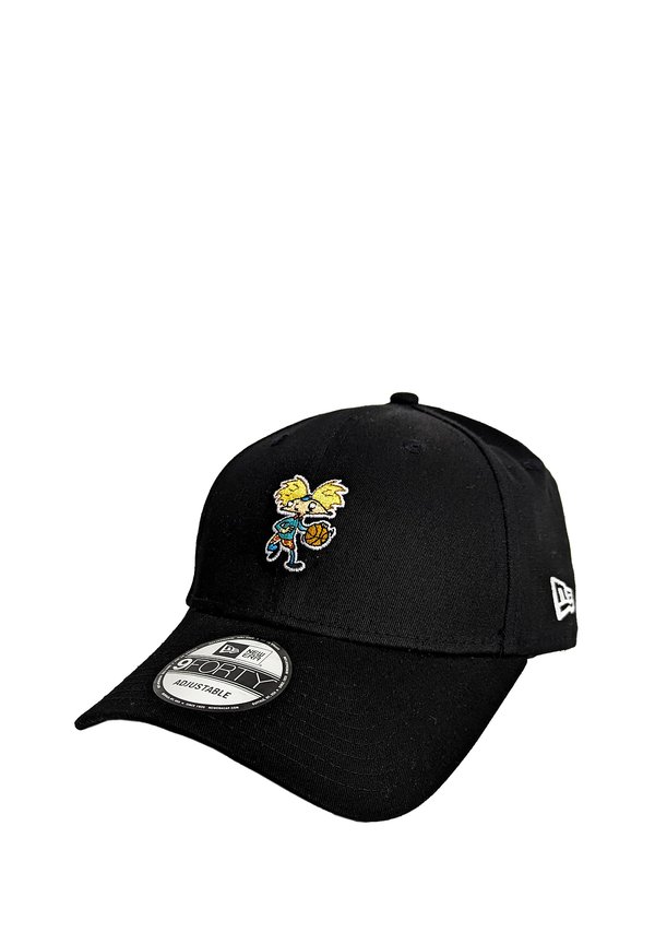 MIT ARNOLD-STICKEREI UND GEBOGENEM SCHIRM - Cap - schwarz