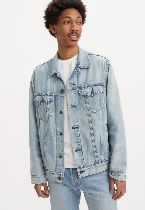 RELAXED FIT TRUCKER JACKET - Denim jacket - a bright light