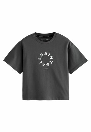 TIERRA CREW LOGO  - T-shirt imprimé - charcoal grey