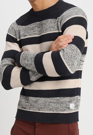 Stickad tröja - dark blue