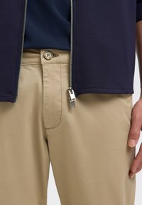 Selected SLIM NEW MILES FLEX PANT NOOS - Chino - greige