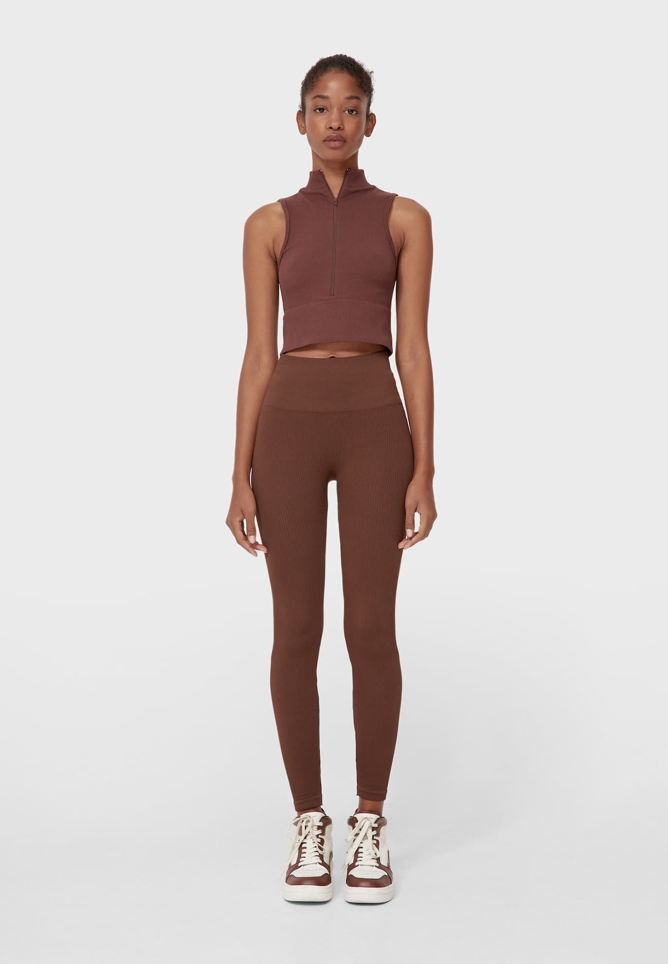 Stradivarius Leggings - camel/sabbia - Zalando.it