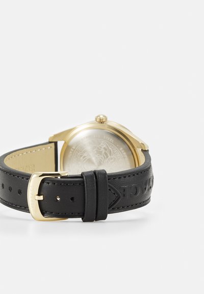 Versace GRECA DOME - Watch - black/gold-coloured