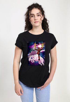 DEADPOOL TACO UNICORN - T-shirt z nadrukiem