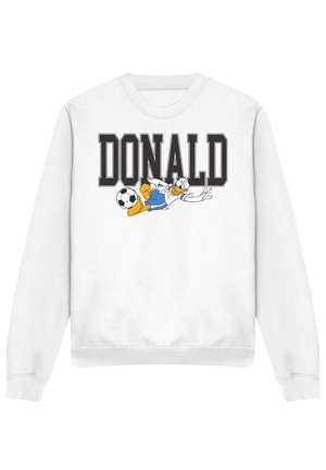 Disney, DONALD DUCK FOOTBALL KICK - Sweatshirt - white