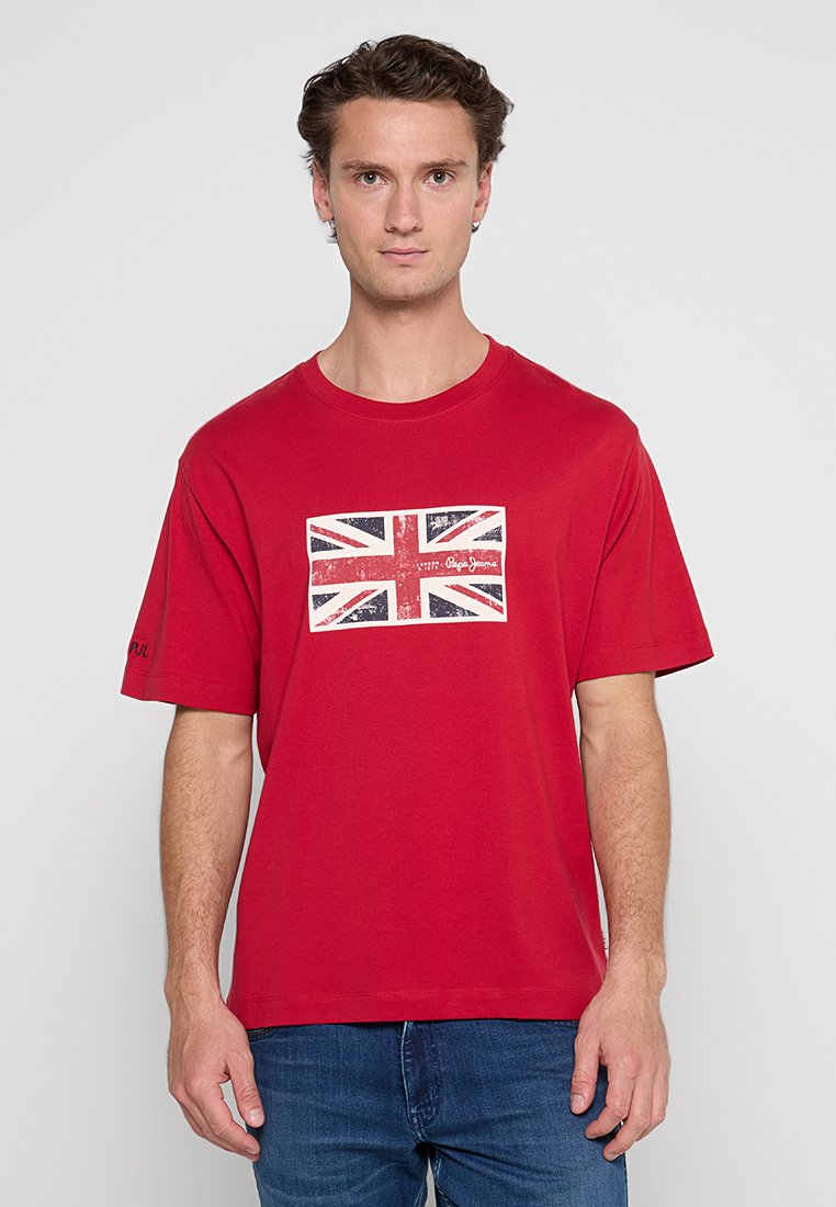 Pepe Jeans T-shirt print rood