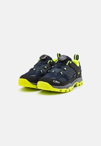 CMP KIRUNA UNISEX - Pārgājienu apavi - blue/yellow fluo