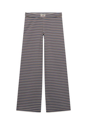 Superdry & Co, SUPERDRY ATHLETIC ESSENTIALS STRIPE JERSEY TROUSERS.. - Stoffhose - chestnut brown blue stripe