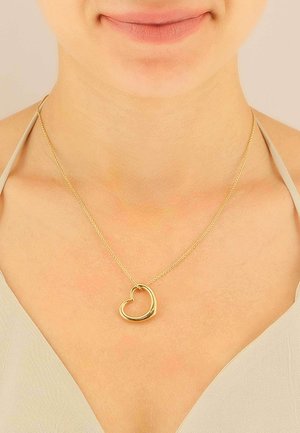 MUAU Schmuck, ANHÄNGER SWINGING HEART , 23 X20MM - Pendentif - gelbgoldfarben