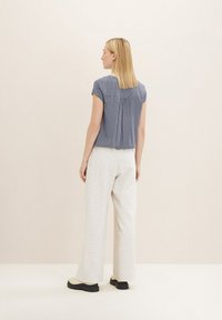 TOM TAILOR Bluse - navy geometrical design