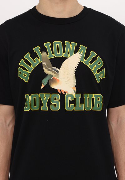 Billionaire Boys Club DUCK VARSITY - Μπλουζάκι με στάμπα - black