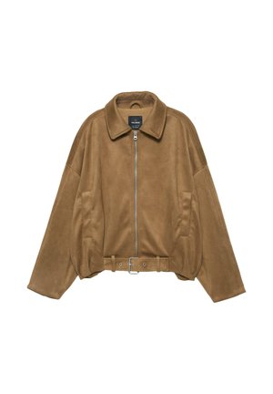 Veste en similicuir - brown