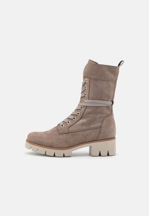 Lace-up ankle boots - fango/dust