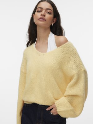Vero Moda VMMAYBE - Pulóver - pale banana