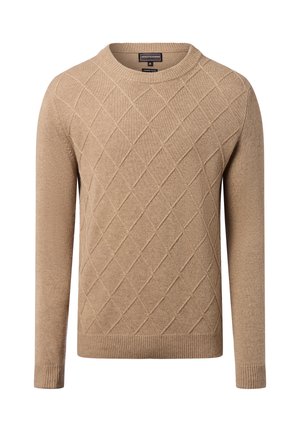 PULLOVER - Strickpullover - taupe