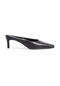 Ciabattine con tacco - black