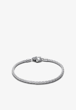 Pandora, À FERMOIR PAVÉ ET QUEUE DE RENARD - Armband - silver-coloured