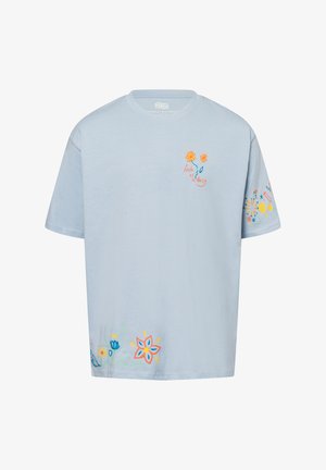 FINSHLEY & HARDING LONDON, FREDDIE - T-Shirt print - hellblau