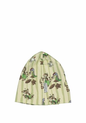 Geggamoja PETTSON & FINDUS FLEECE BEANIE UNISEX - Huer - green stripe