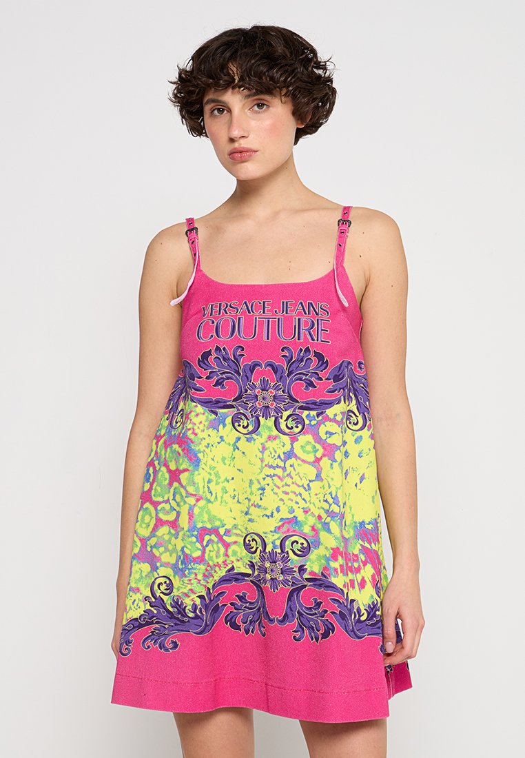 Versace Jeans Couture Jurk donkerroze Versace Jeans Couture Jurk donkerroze