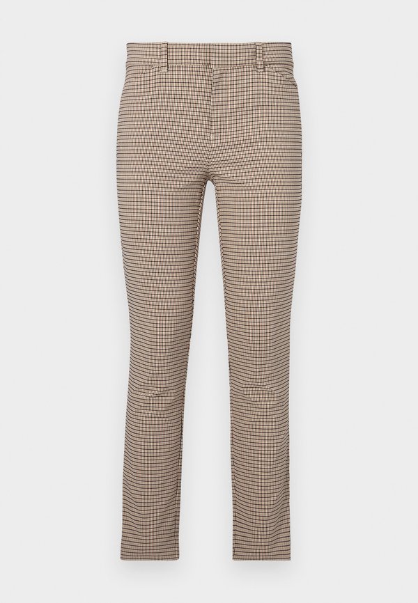 SKINNY ANKLE - Trousers - neutral plaid4