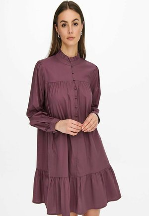 Skjortklänning - rose brown