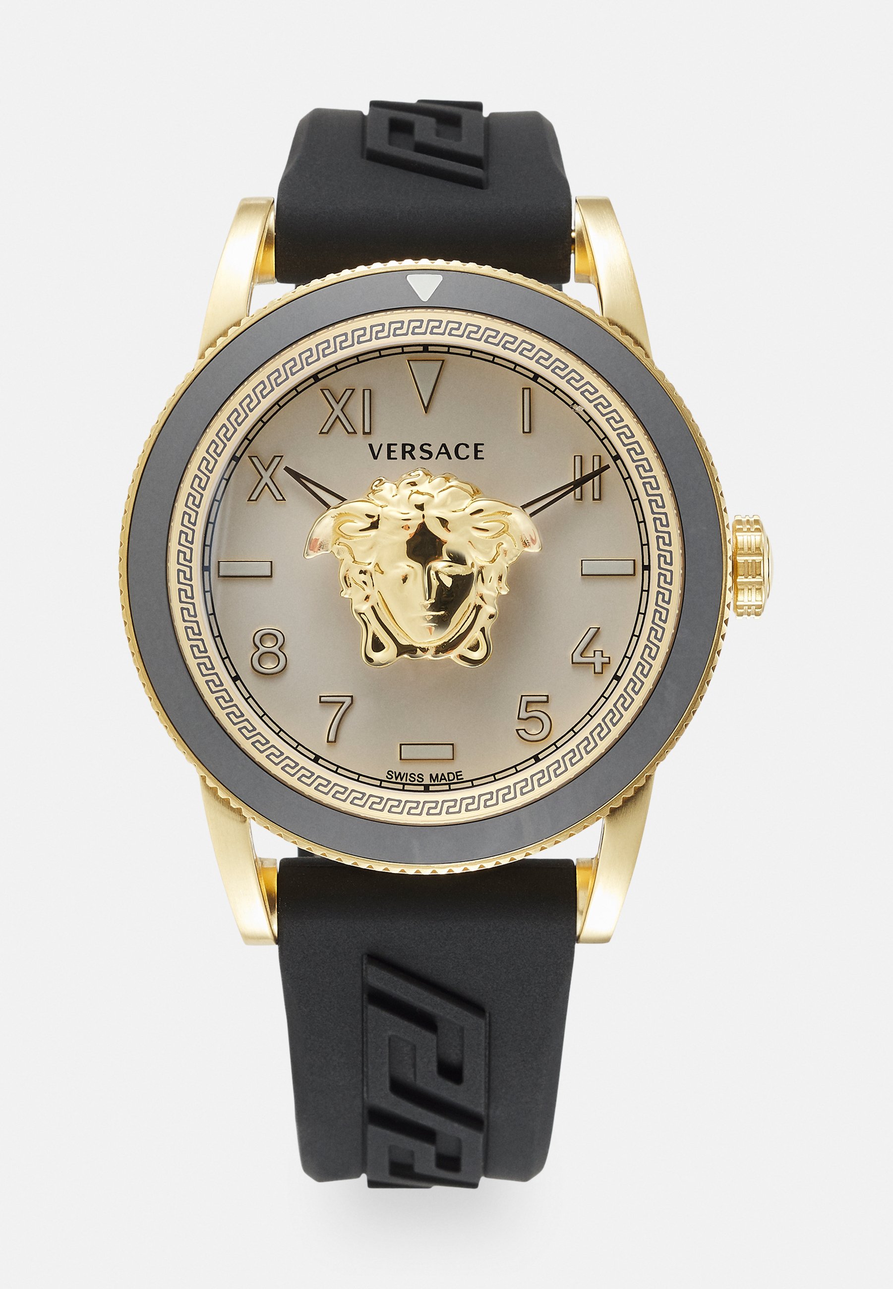 Versace watches black and gold Clearance