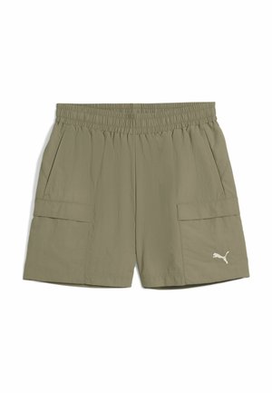 Puma, WARDROBE ESS RELAXED 6" CARGOSHORTS - Short - velvet moss
