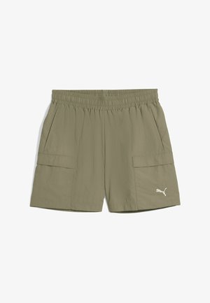 Puma, WARDROBE ESS RELAXED 6" CARGOSHORTS - Short - velvet moss