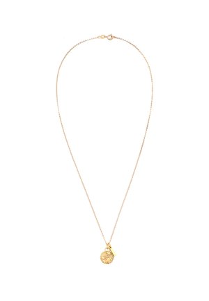 STRUCTURED COIN NECKLACE - Halskæder - gold-coloured