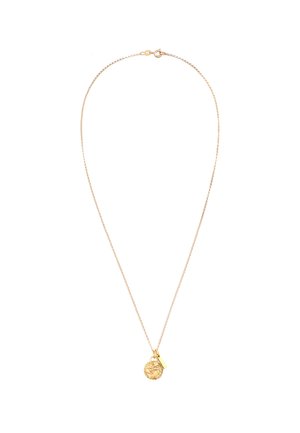 Elli STRUCTURED COIN NECKLACE - Ketting - gold-coloured