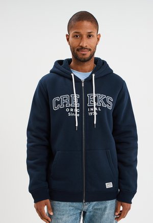 Sweater met rits - bleu marine