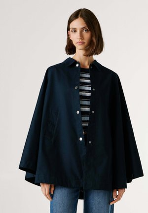 FAWN - Poncho - dulwich blue