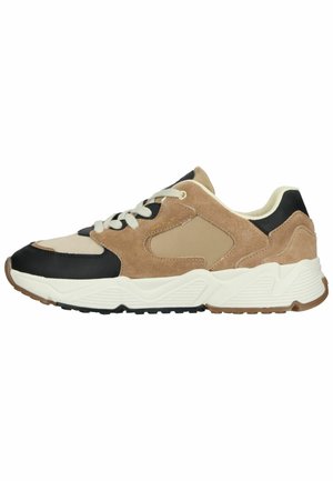 Trainers - beige black