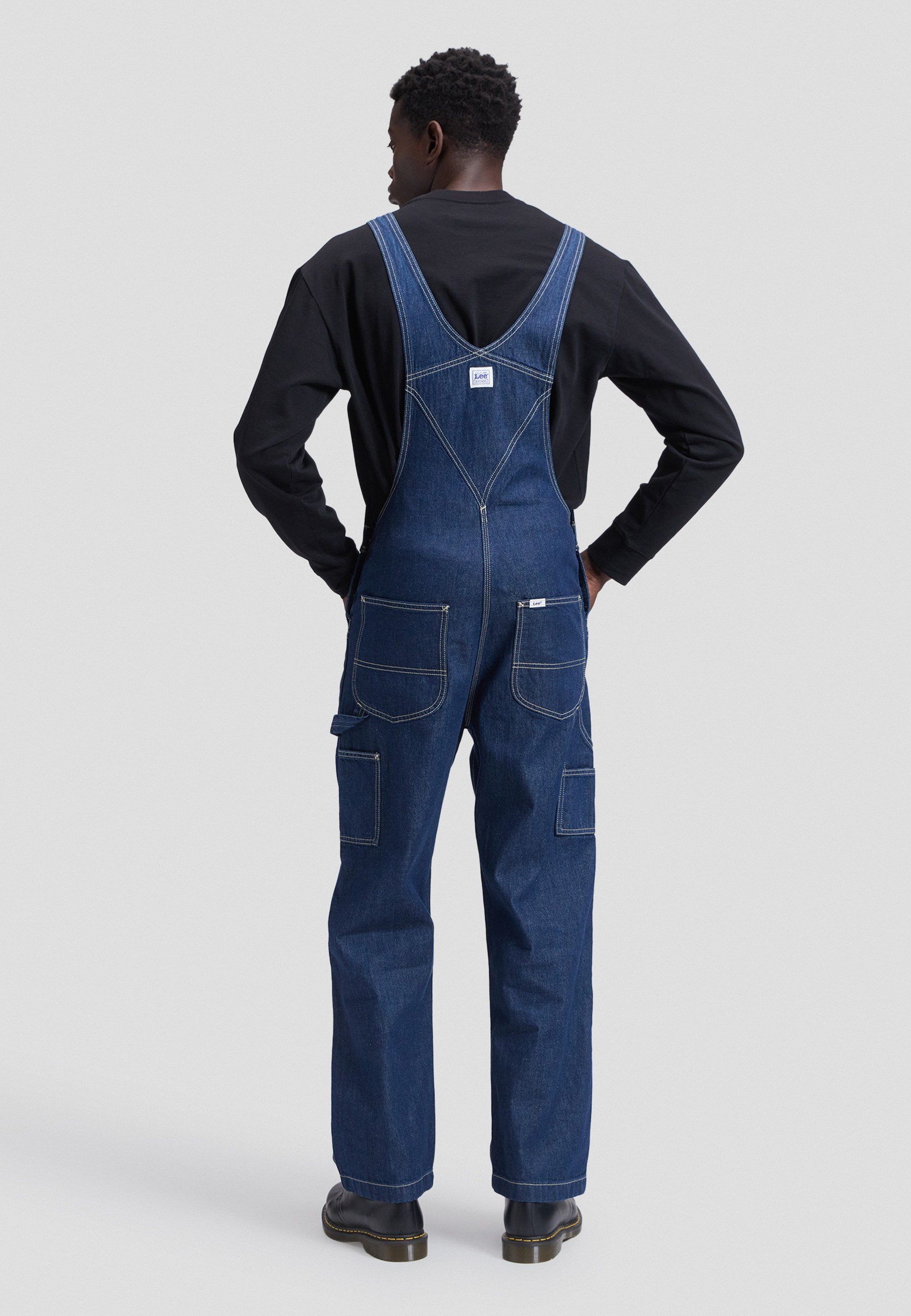 Lee LEE BIB OVERALL - Workwear Jeans - rinse/rinsed denim