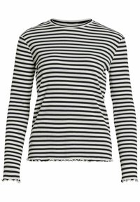 VILA Langærmet T-shirt - black