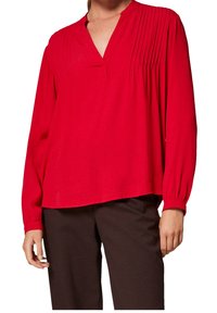 comma Bluse - red