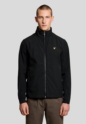 SOFTSHELL FUNNEL NECK - Overgangsjakke - jet black