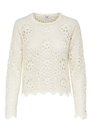 Striktrøje - off-white